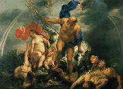 Jacob Jordaens Neptunus en Amphitrite in de storm Sweden oil painting artist
